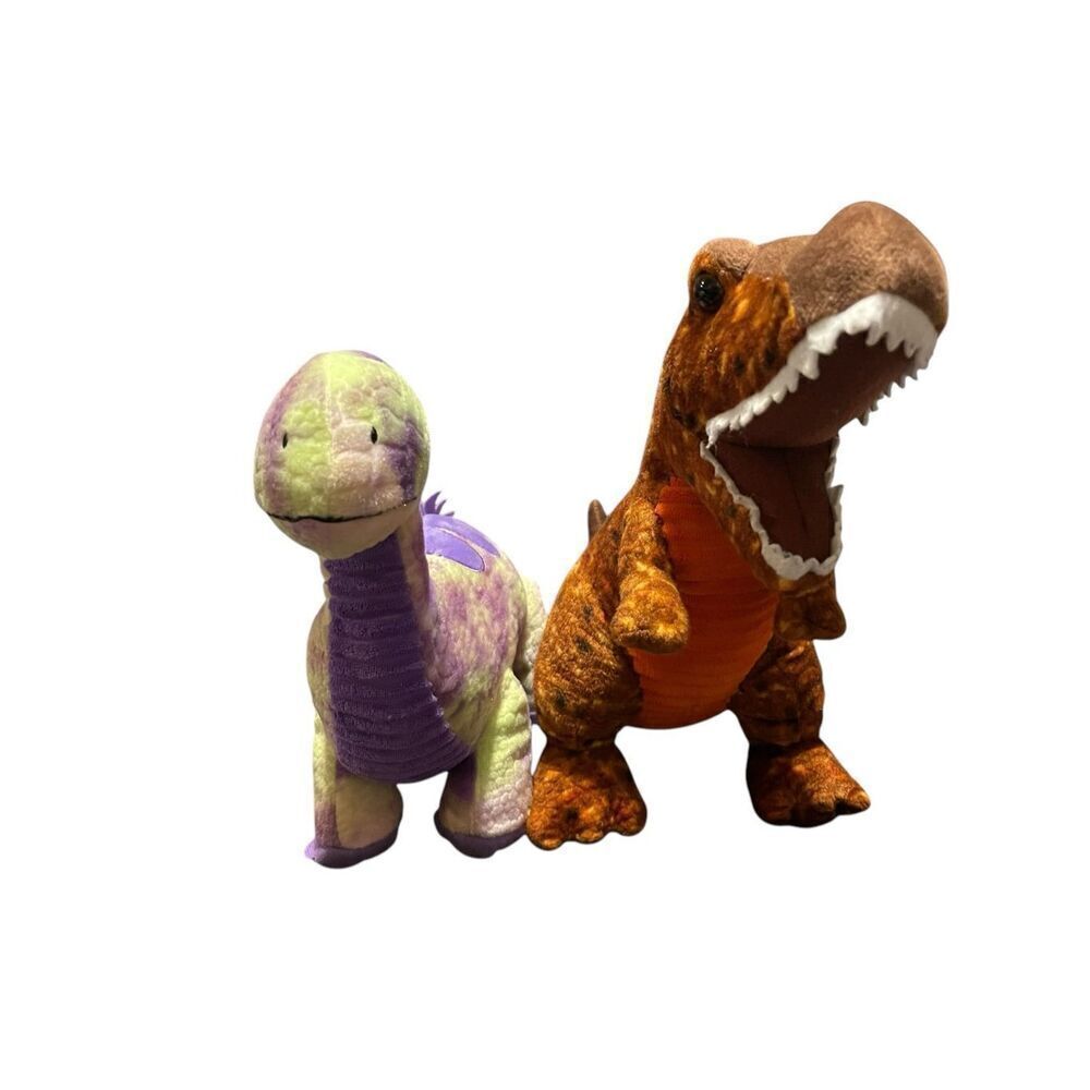 HugfunâKids Multicolor Dinosaur Plush ToysâSet